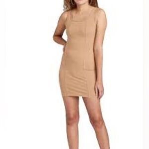 Woman’s size small tan sleeveless dress